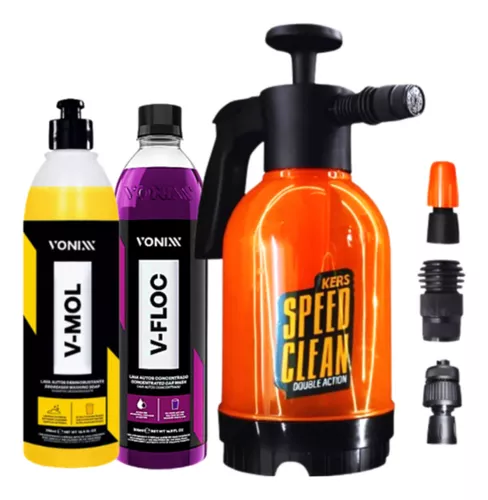 Kit Lavagem Espuma V-floc V-mol Vonixx