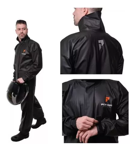 Capa Roupa Chuva Conjunto Motoqueiro Emborrachada Reforçada
